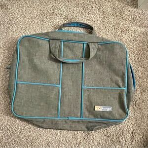 Kurgo Gray and Blue Travel / Tablet Bag